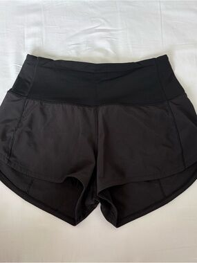 Lululemon Black Speed Up Shorts